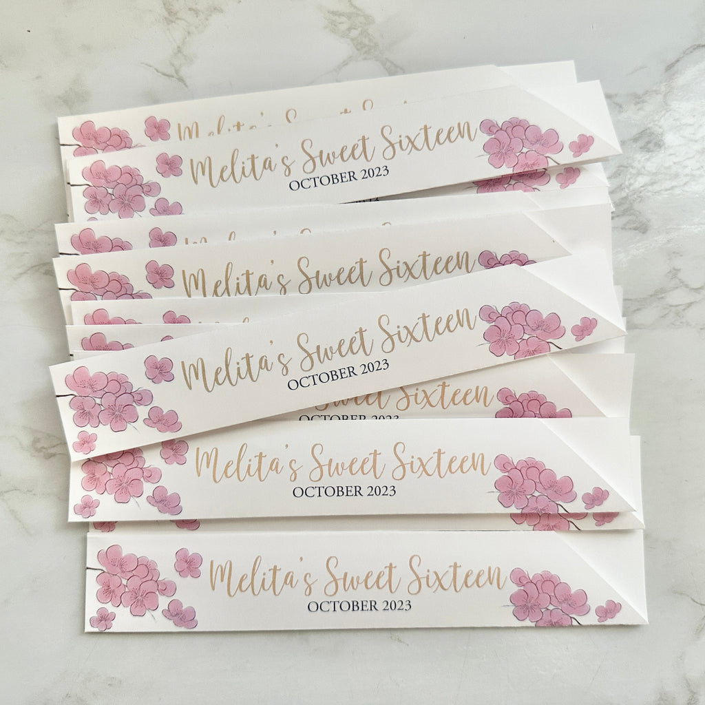 Pink Cherry Blossom Chopstick Sleeves