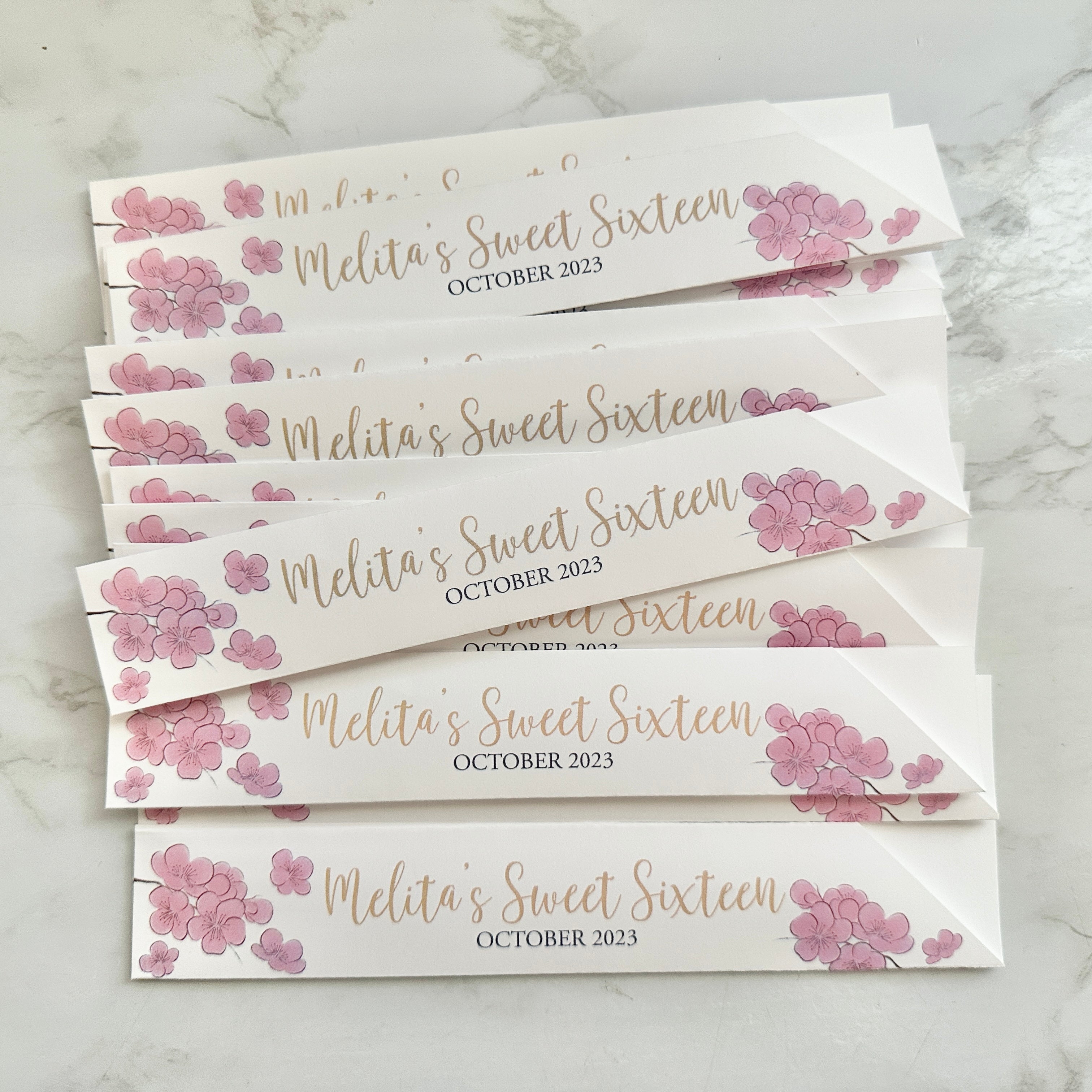 Pink Cherry Blossom Chopstick Sleeves