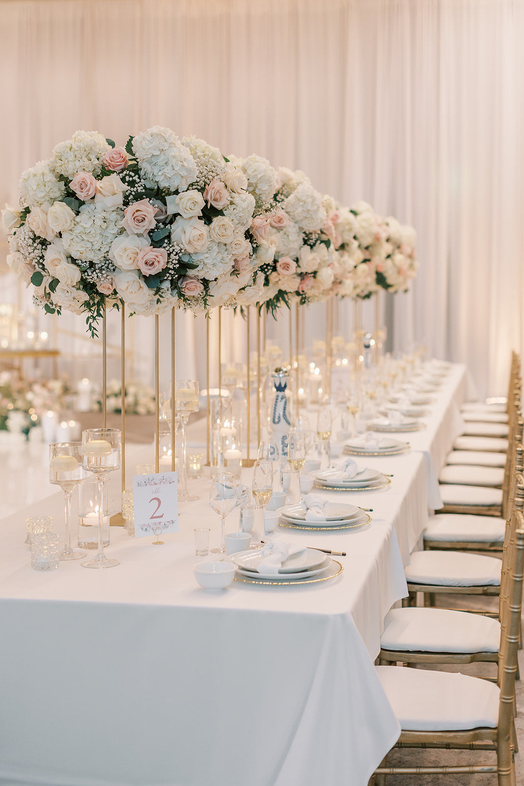 Hummingbird Florals Wedding Seating Chart - Canva Digital Template