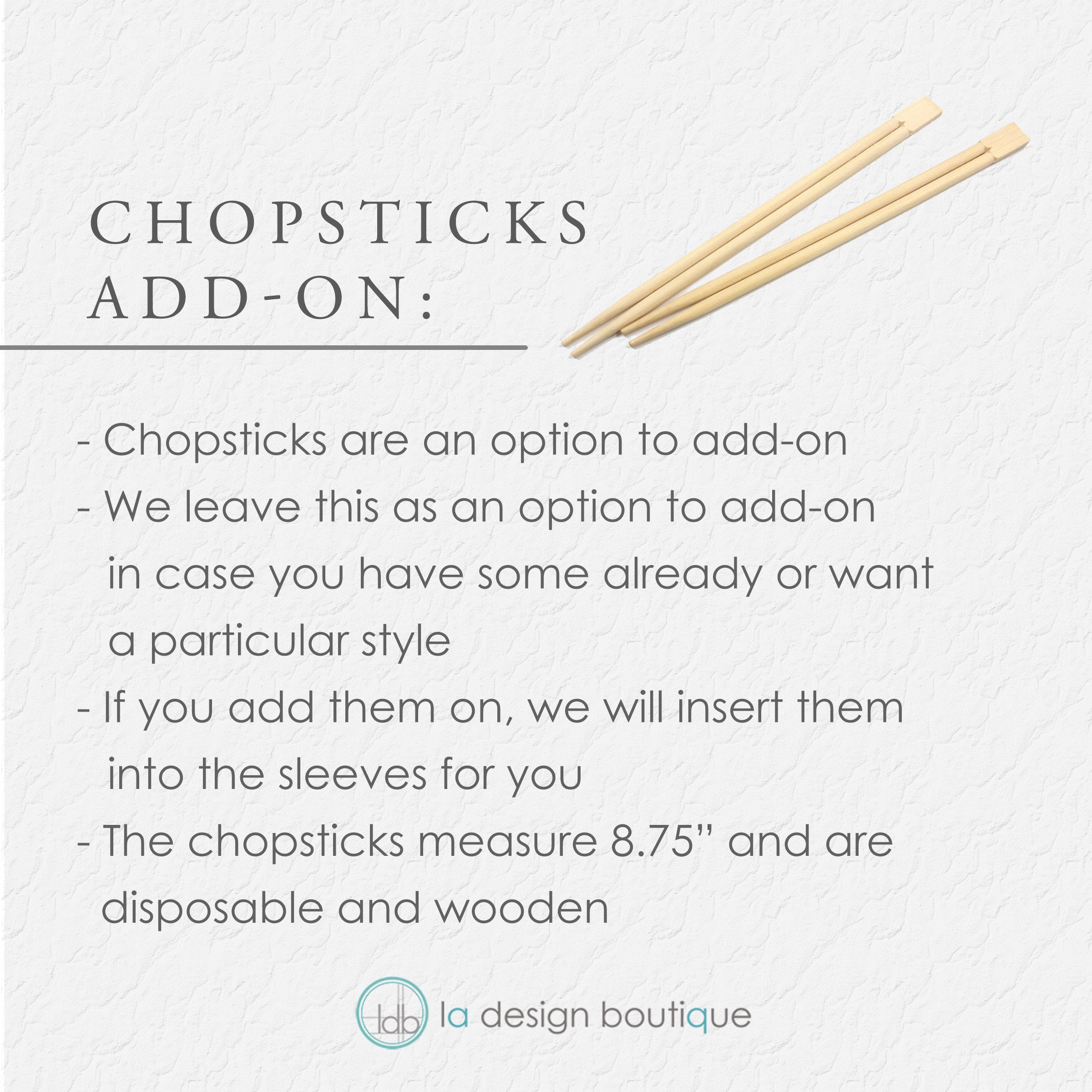 Birthday Balloons Chopstick Sleeves