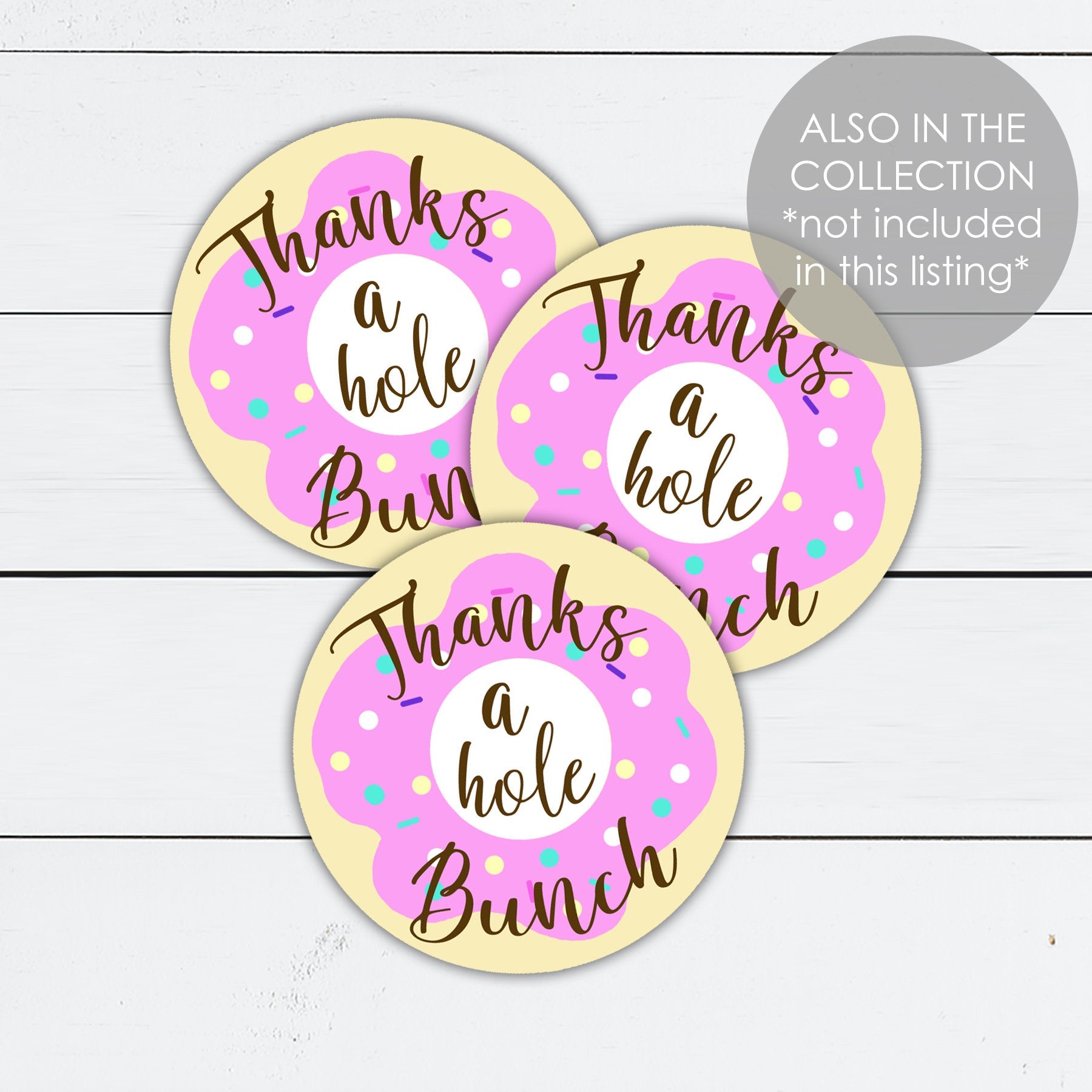 Donut Themed Party Decorations Garland