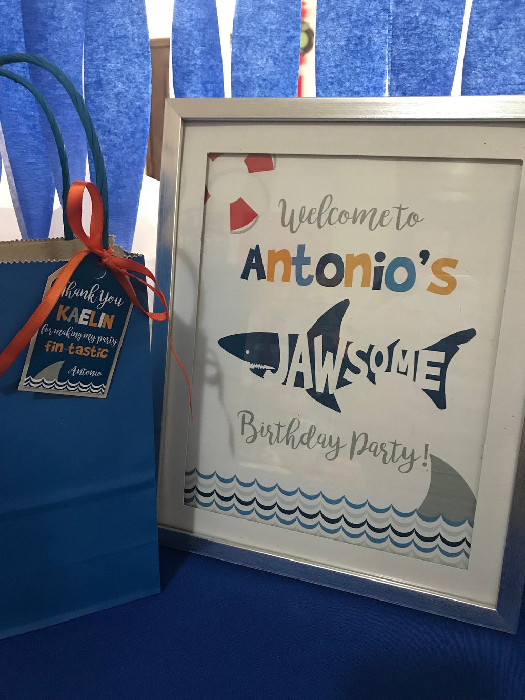 Shark Pool Party Invitation