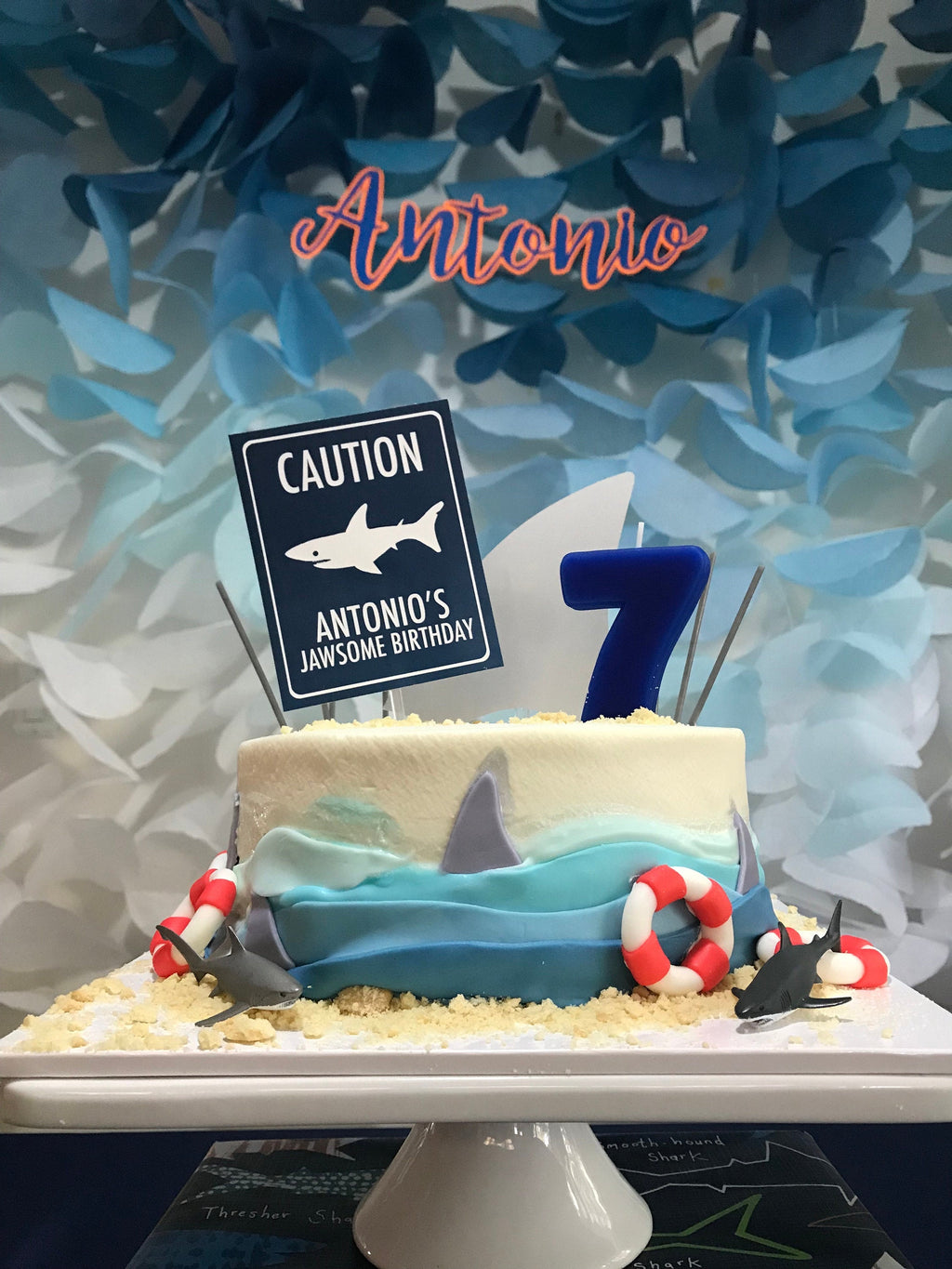 Shark Pool Party Invitation