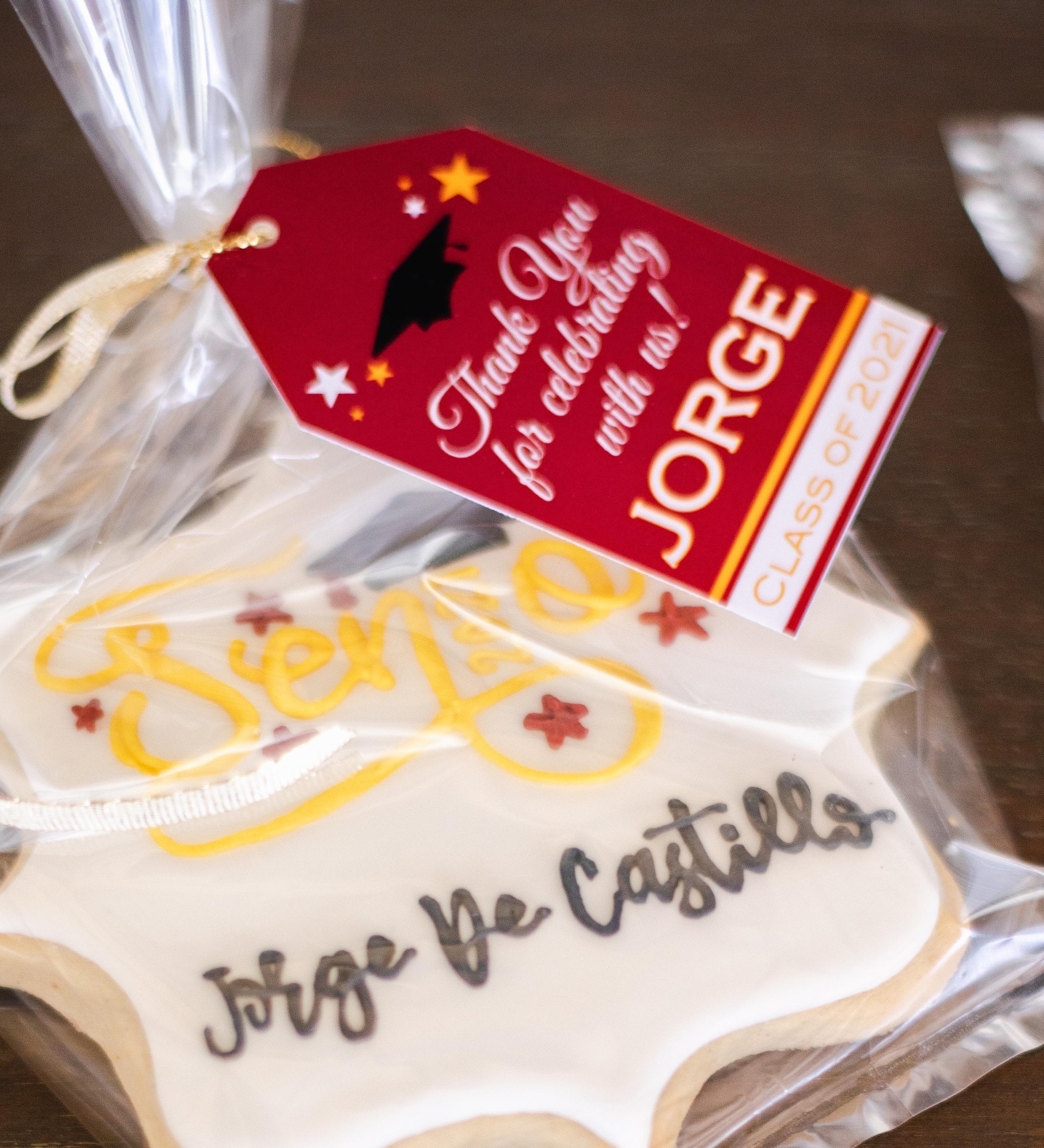 Graduation Party Favor Tags with Personalization
