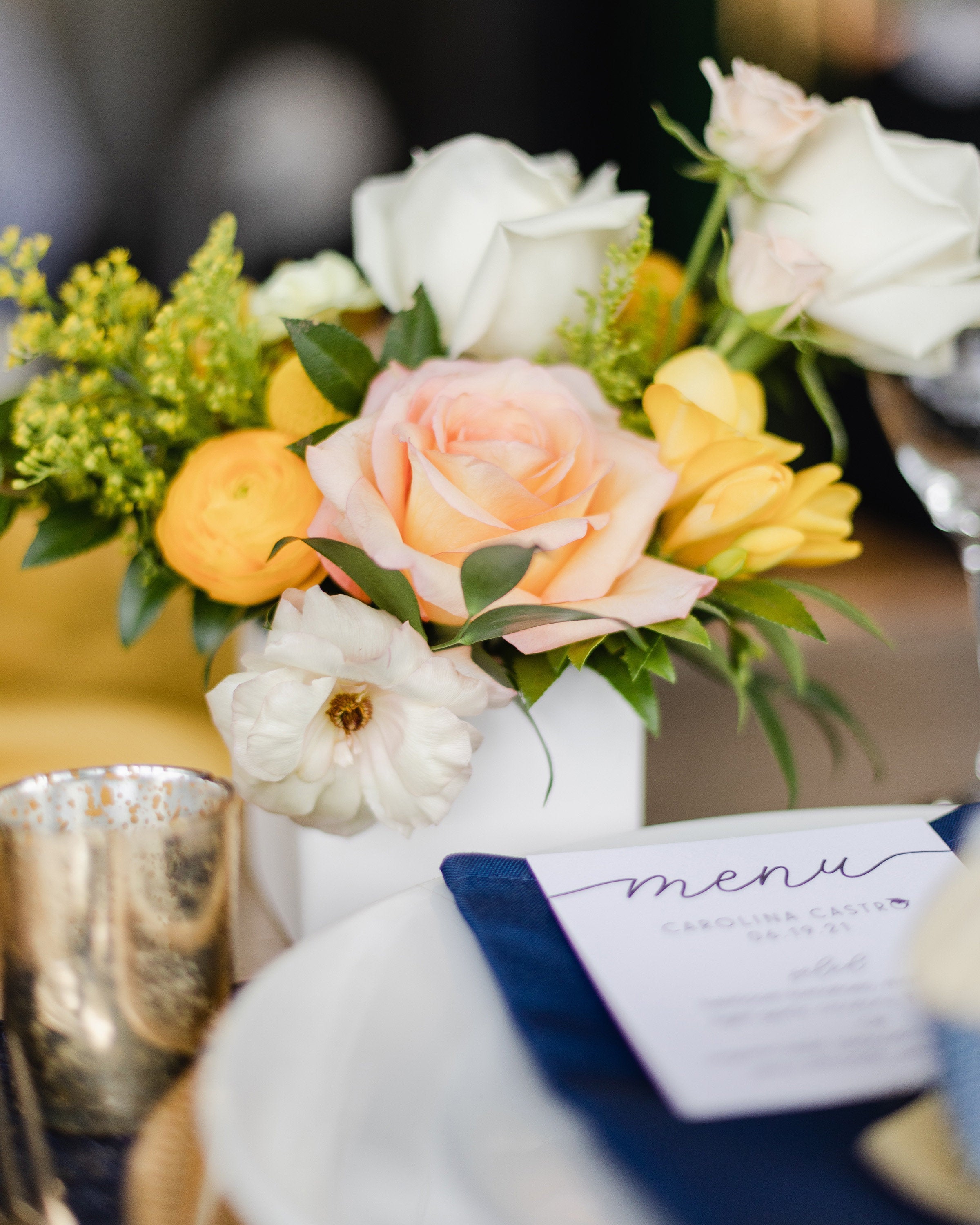 Custom Graduation Menu Cards