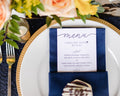 Custom Graduation Menu Cards