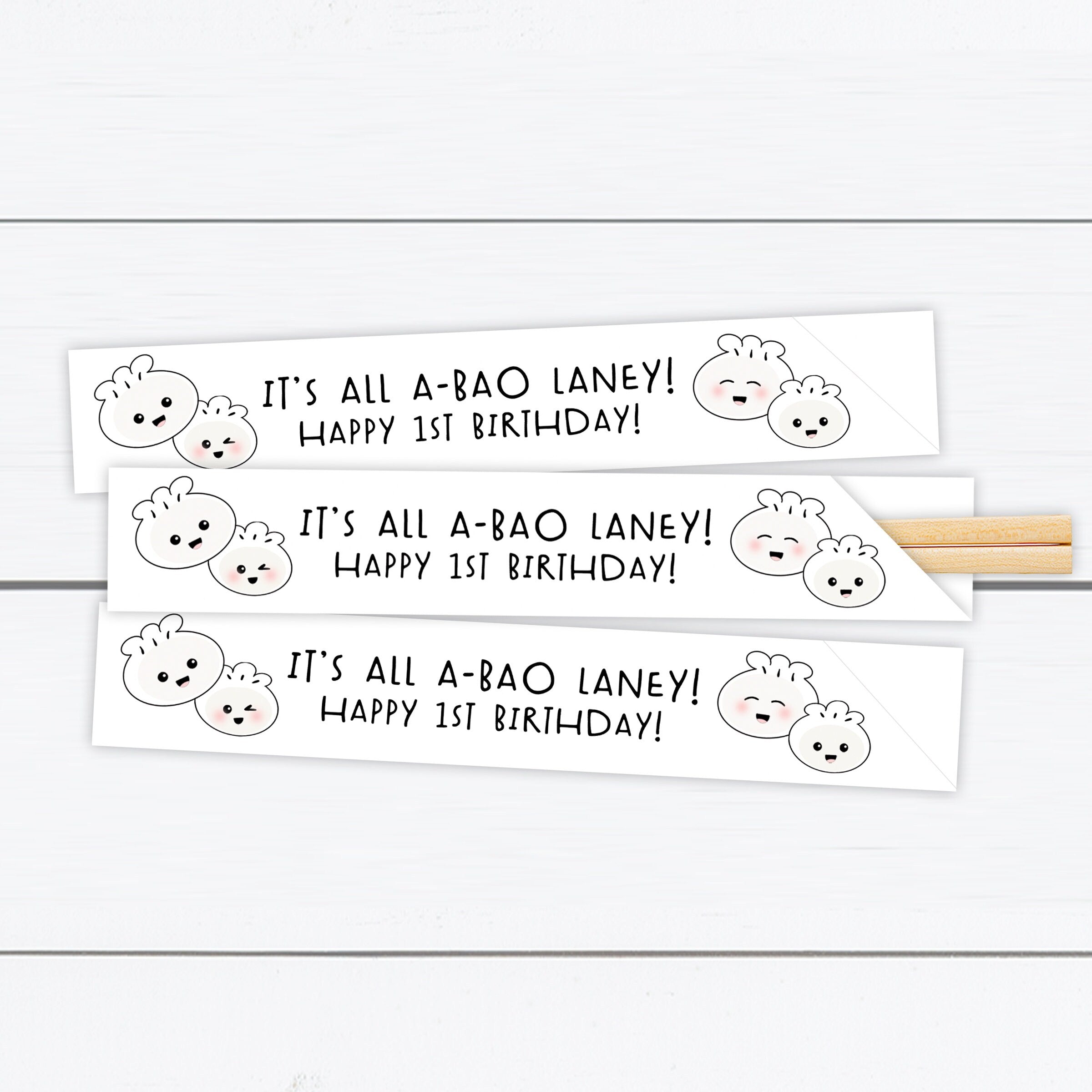 Bao or Dumpling Themed Chopsticks Sleeves